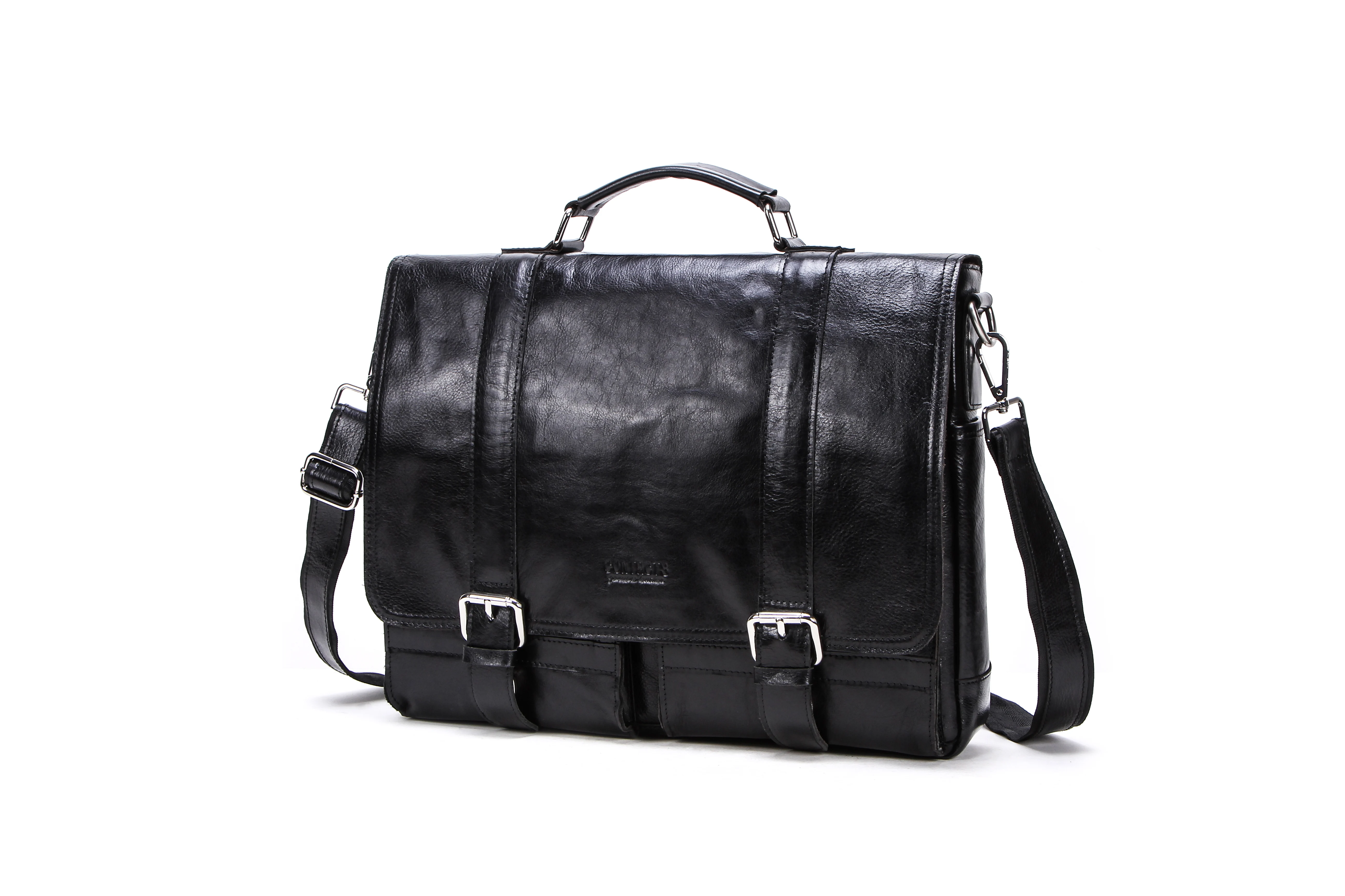 2026 Vintage Men's Genuine Leather Laptop Briefcase, 13.3-inch Laptop Messenger Bag Men's Handbag.