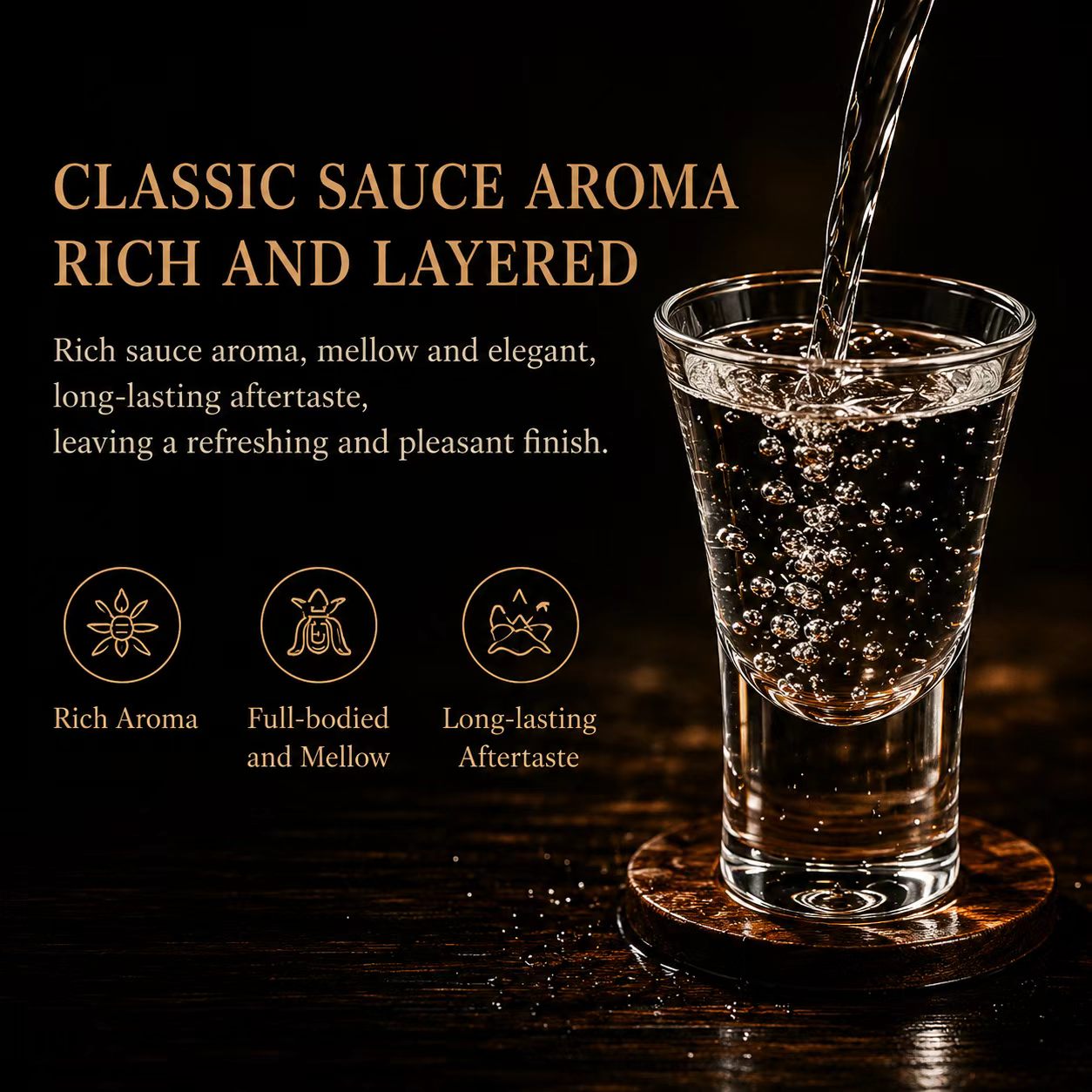 China Guangxi Danquan Dongtian Wine Sea Tianfu 53% vol Sauce Aroma Pure Grain Liquor 500ml 1 Bottle